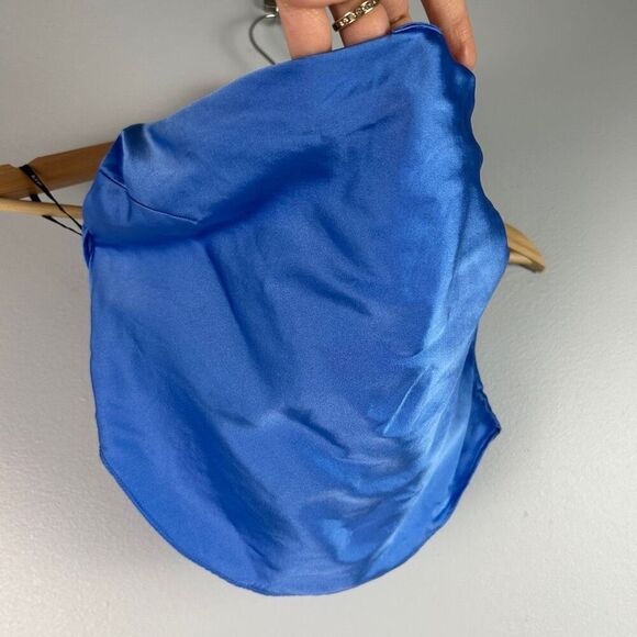 SER.O.YA ELLISON SILK TOP & MATCHING BLUE SILK PANTS SET - Picture 11 of 16